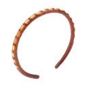 Woven Brass Cuff  (Single-wire)