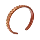 Woven Brass Cuff (Double-wire)