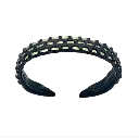 Woven Brass Cuff (Triple-wire)