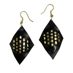 Diamond Earrings (Red)