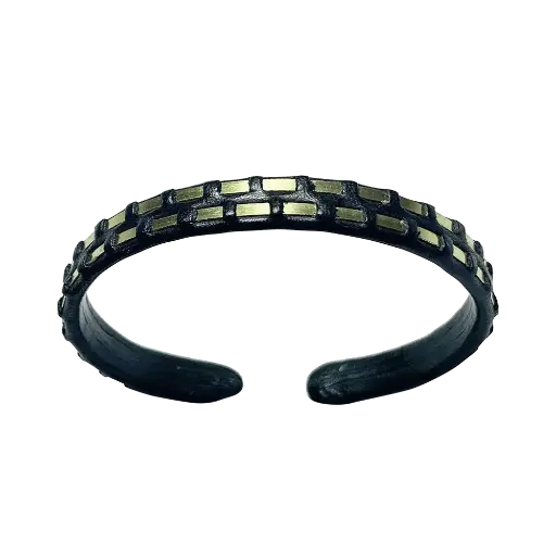 Woven Brass Cuff (Double-wire)