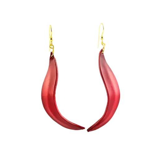 Flying Leaf Earrings